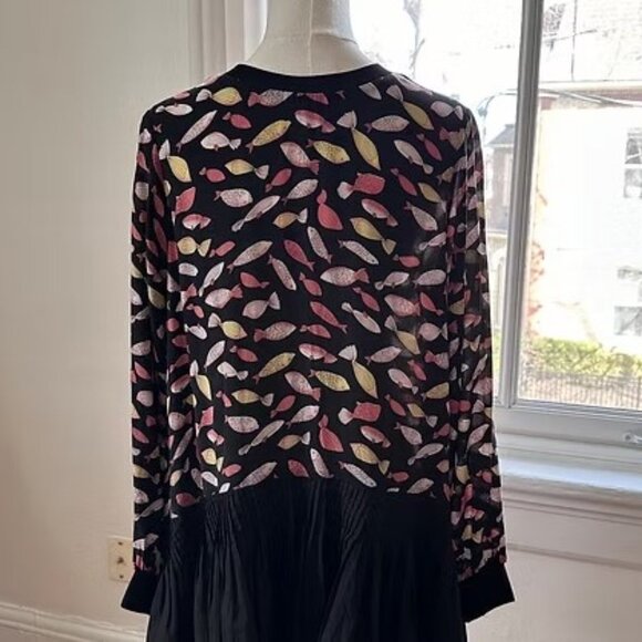 The Dundas Street East Fish Print Dress - Picture 3 of 3